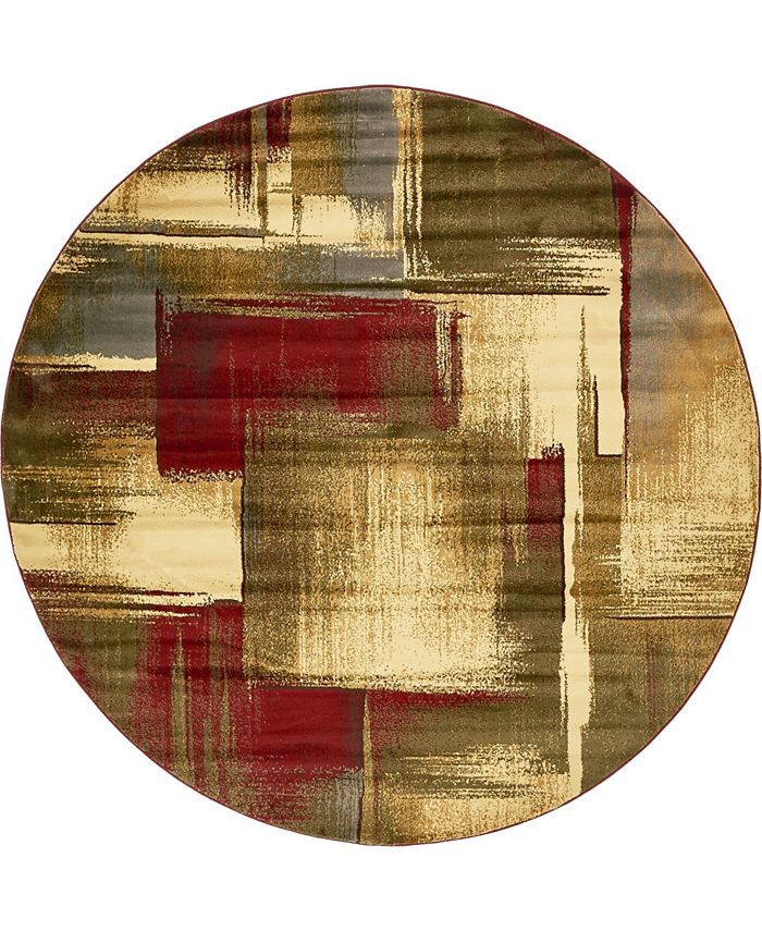 Bayshore Home Kallista Kal1 Multi 8' x 8' Round Area Rug Macy's