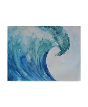 Trademark Global Marietta Cohen Art And Design 'wave Nautical 2' Canvas Art In Multi