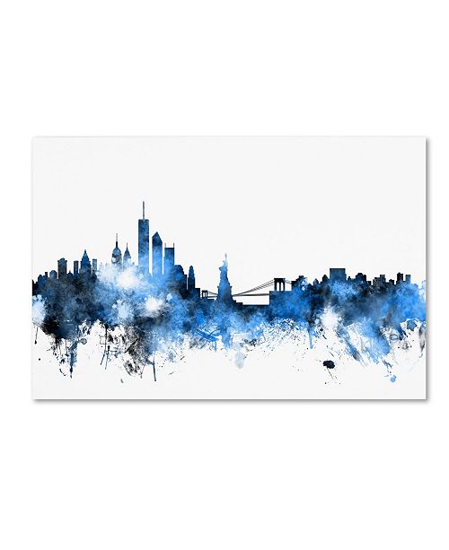 Trademark Global Michael Tompsett New York Skyline Iii Canvas