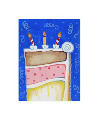 Valarie Wade 'Birthday Cake Blue' Canvas Art - 35