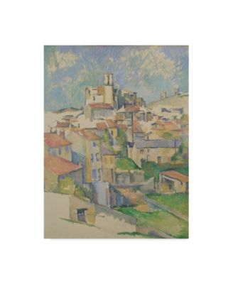 Wee Blue Coo Grußkarte – Paul Cézanne „Gardanne Village“ Kunstmotiv, 17,5 X 12,5 Cm