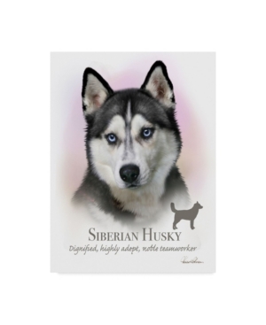 Trademark Global Howard Robinson 'siberian Husky' Canvas Art In Multi