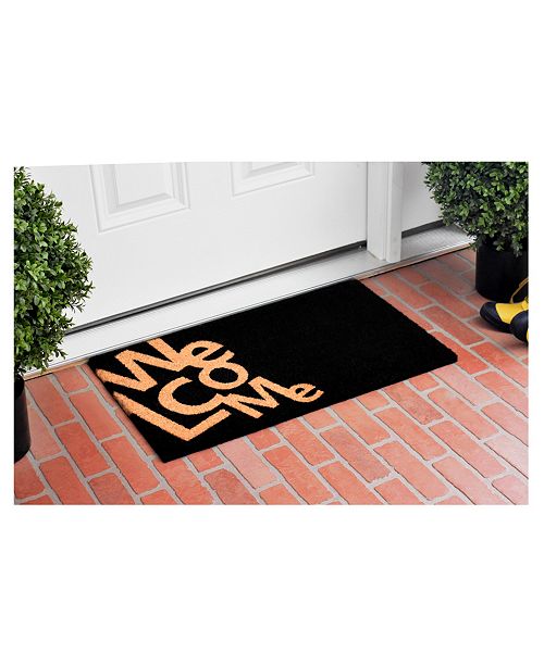 Home & More Angle 30" x 48" Coir/Vinyl Doormat & Reviews Home Macy's