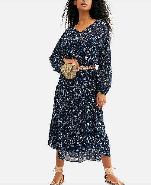 Free People Wallflower Midi Dress Reviews Dresses Women Macy S