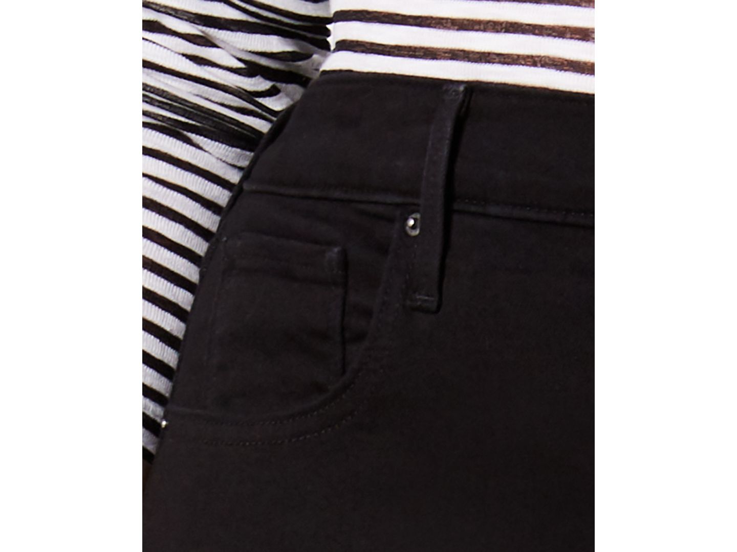 Женские джинсы Levi's Trendy Plus Size 721 High-Rise Skinny, цвет: Чёрный пионовый — фото 4