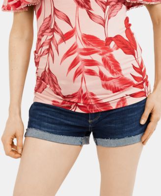 Paige - Maternity Denim Shorts