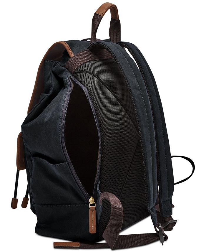 Fossil Men's Buckner Canvas Rucksack Backpack Macy's