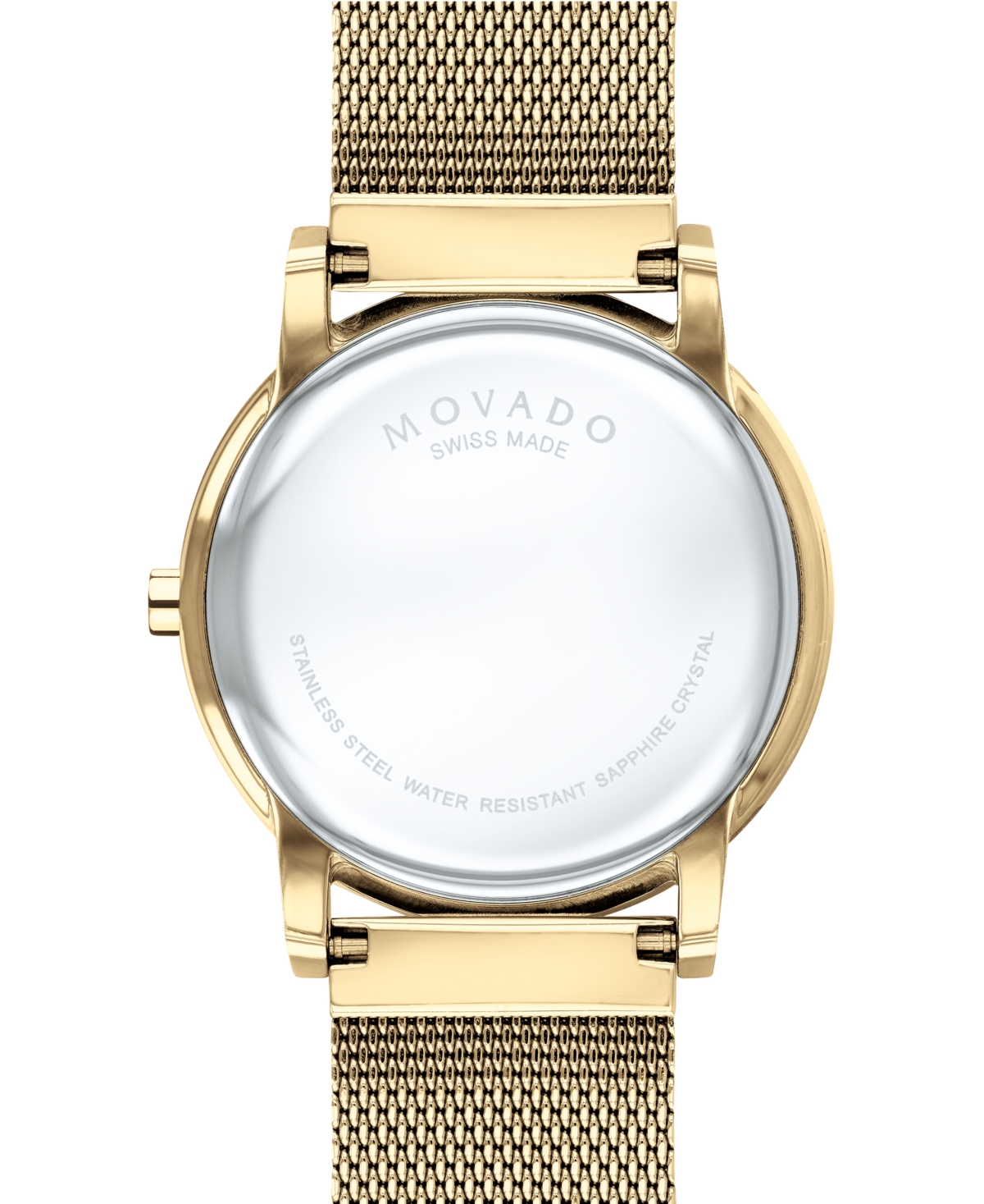 Shop Movado Men's Swiss Museum Gold-tone Pvd Stainless Steel Mesh Bracelet Watch 40mm