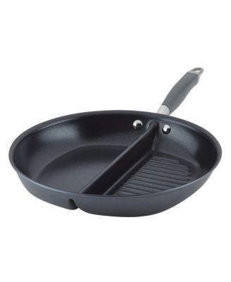 Anolon Advanced Home Hard-Anodized 12.5" Nonstick Divided Grill and Griddle Skillet