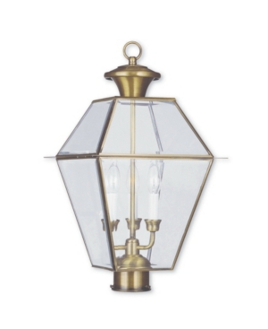 Livex Westover 3-Light Outdoor Post Lantern