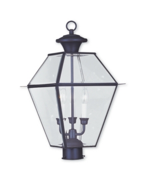 Livex Westover 3-Light Outdoor Post Lantern