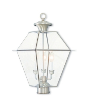Livex Westover 3-Light Outdoor Post Lantern