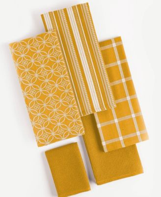 Assorted Dishtowel and Dishcloth, Set of 5