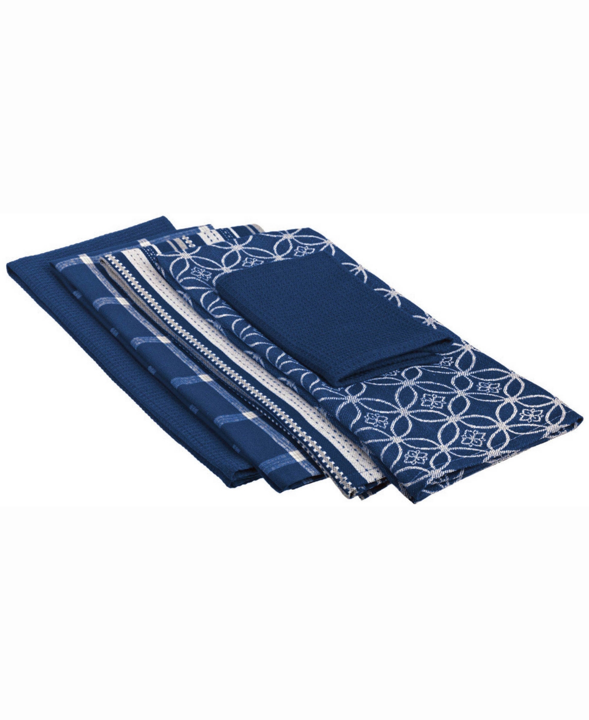 Assorted Dishtowel and Dishcloth, Set of 5