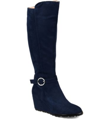 jcpenney navy blue boots