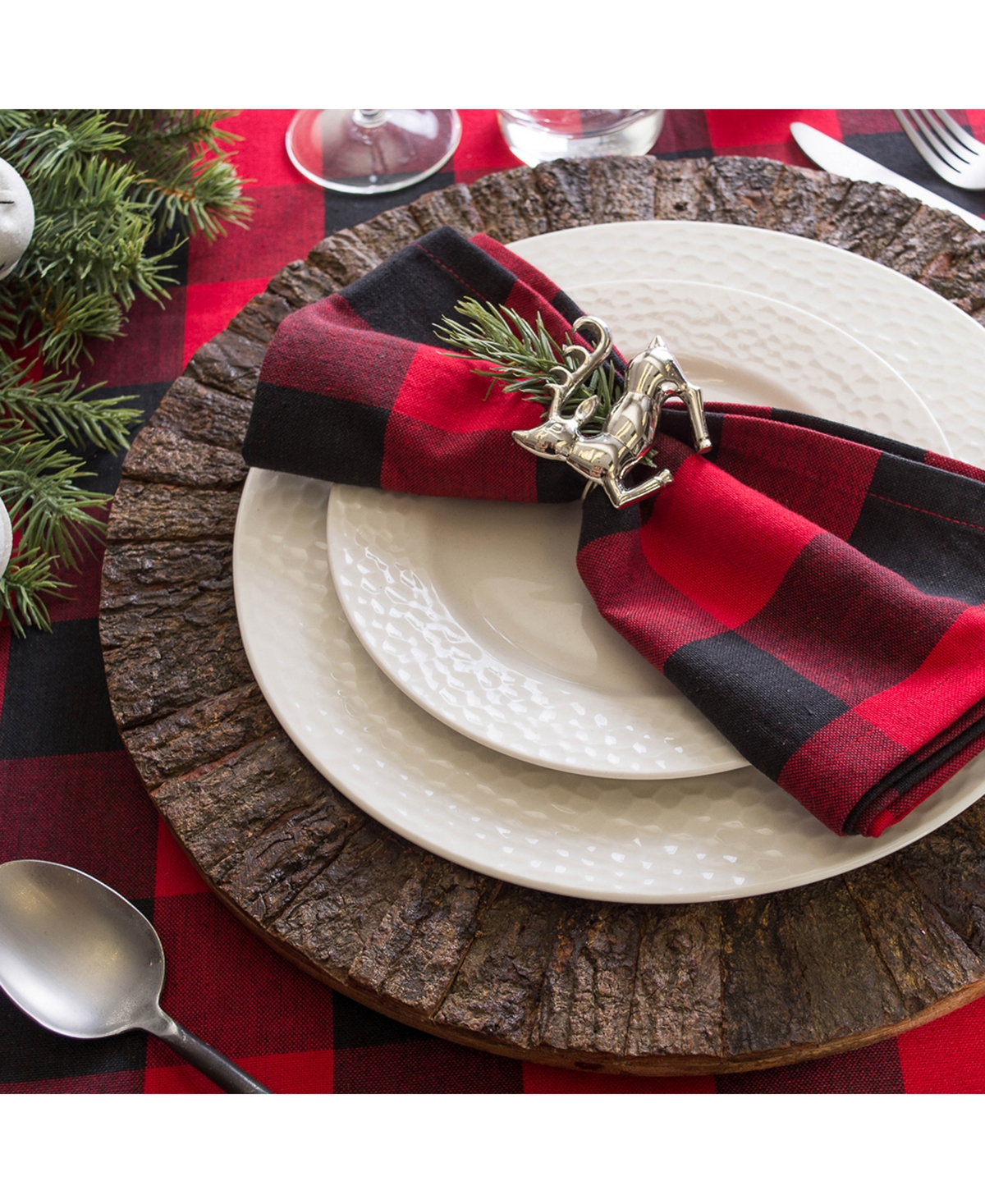 Buffalo Check Tablecloth 52" x 52"