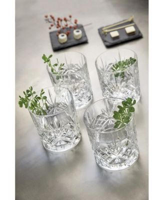 Melodia Crystal Double Old fashioned Glasses, Set of 6