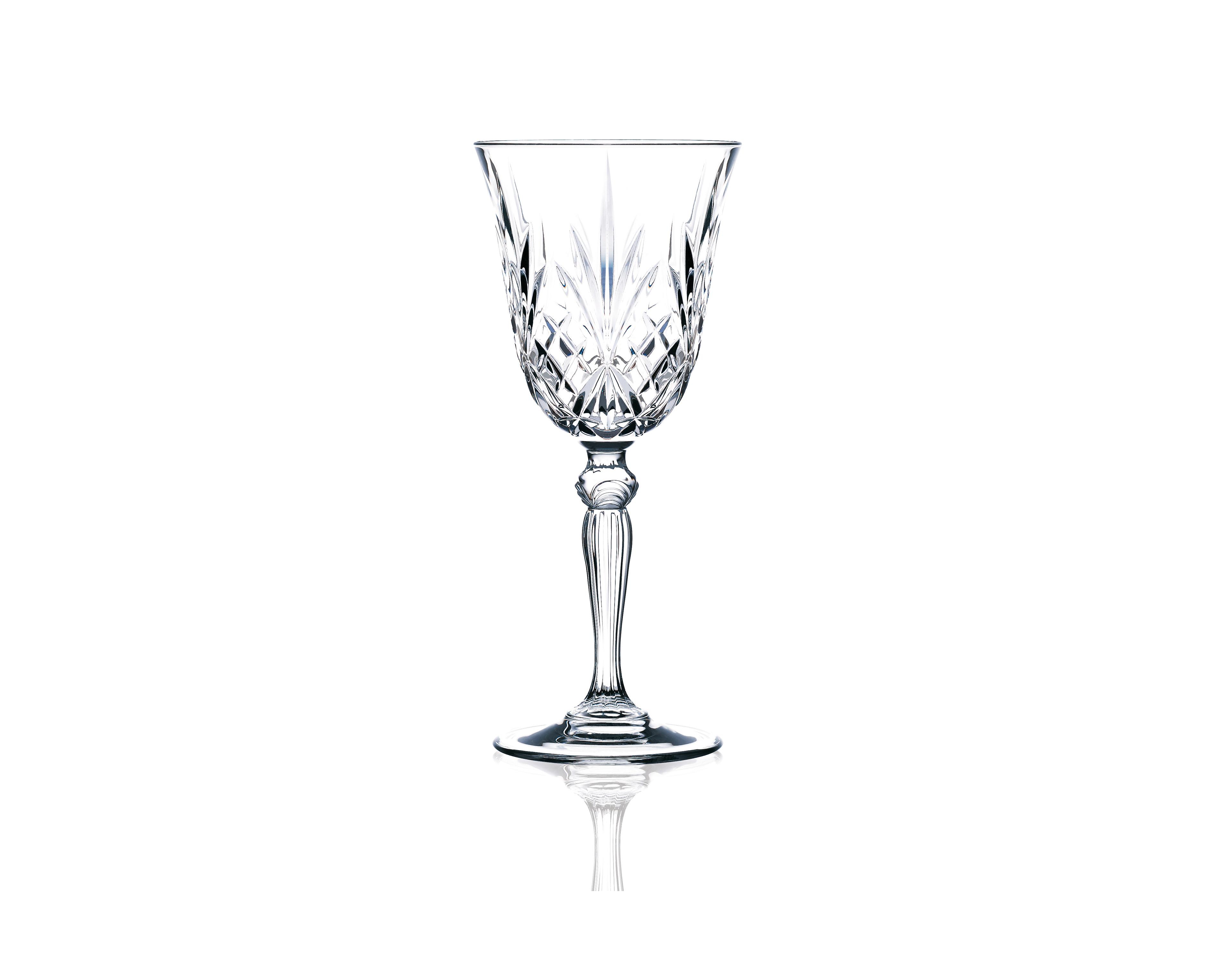 Melodia Crystal Water Glass set of 6