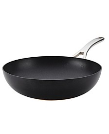 Nouvelle Copper Luxe Onyx Hard-Anodized Nonstick 12" Stir Fry