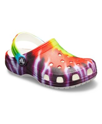 tie dye crocs finish line