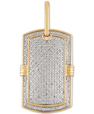 Macy's Diamond Dog Tag Pendant (1 ct. t 
