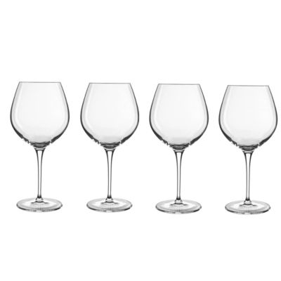 Luigi Bormioli - "Crescendo" All-Purpose Wine Glasses, Set of 4