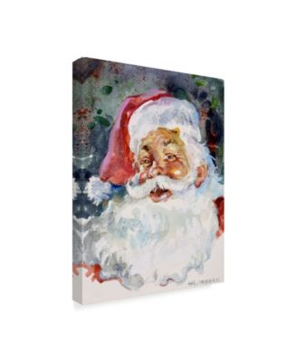 Hal Frenck 'Santa Face' Canvas Art - 18" x 24"