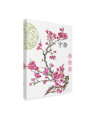 Jean Plout 'Cherry Blossom Serenity' Canvas Art - 18" x 24"