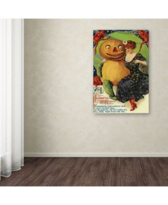 Vintage Apple Collection 'Halloween Red Head Band' Canvas Art - 12" x 19"