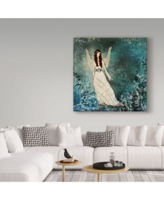Janelle Nichol 'Winter Angel' Canvas Art - 24" x 24"