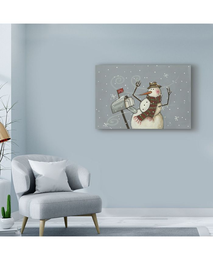 Trademark Global Margaret Wilson 'Seasons Greetings Mail' Canvas Art