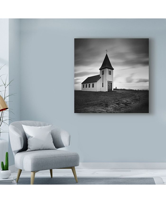 Trademark Global Nina Papiorek 'Iceland Hellnar Church' Canvas Art - 18 ...