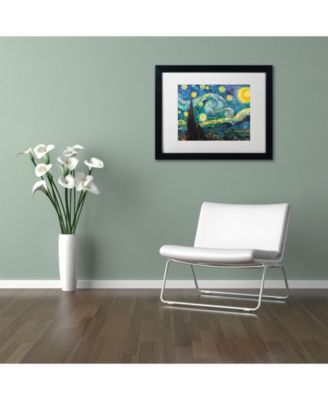 Trademark Fine Art Heavy Duty Black Frame with White Mat - 11" x 14"