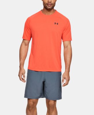 UNDER ARMOUR Tech Graphic Shorts - Herren, 866-Orange, S