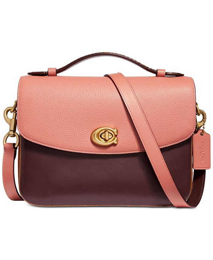 COACH Cassie Crossbody In Polished Pebble Leather - Macy's