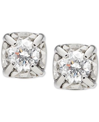 Macy's - Diamond Stud Earrings (1/4 ct. t.w.) in 14k White Gold