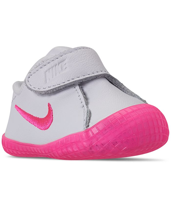 Nike Baby Girls' Waffle 1 Premium Crib Booties from Finish Line & Reviews - Finish Line Shoes - Kids - Macy's