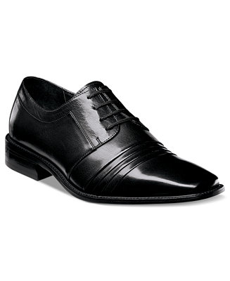 Stacy Adams Raynor Pleated Lace-Up Shoes & Reviews - All Men&#39;s Shoes - Men - Macy&#39;s