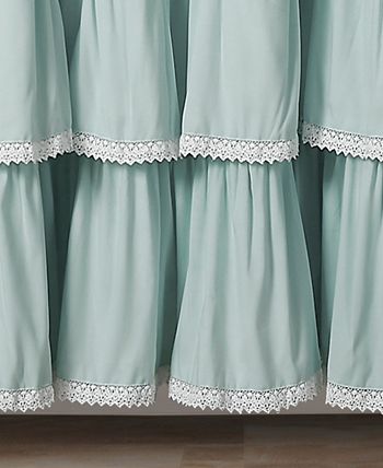 Lush Décor - Lace Ruffle 72" x 72" Shower Curtain