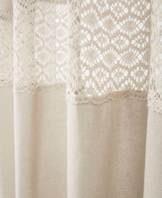 Dana Lace Shower Curtain, 72" x 72"