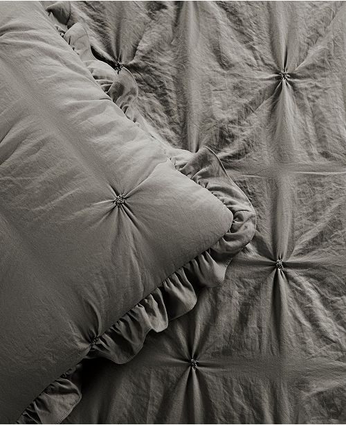 Lush Decor Ravello Pintuck Ruffle Skirt 3pc King Bedspread Set