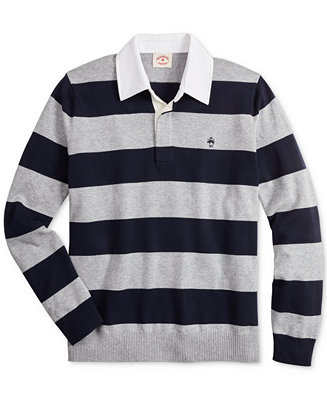 Brooks Brothers Men's Rugby Polo Shirt - Macy's