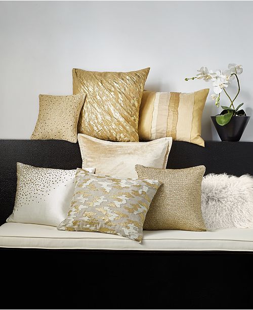 Donna Karan Home Gilded 20 Square Decorative Pillow Reviews