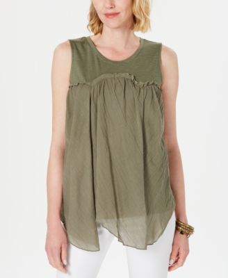 Style & Co - Handkerchief-Hem Top