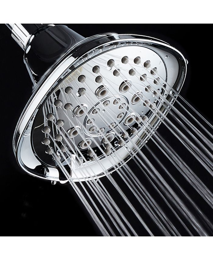 Aquadance - Oval Square Style! 6-setting High-Pressure Luxury Shower Head