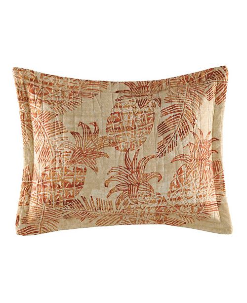 Tommy Bahama Home Tommy Bahama Batik Pineapple Coral Breakfast Pillow