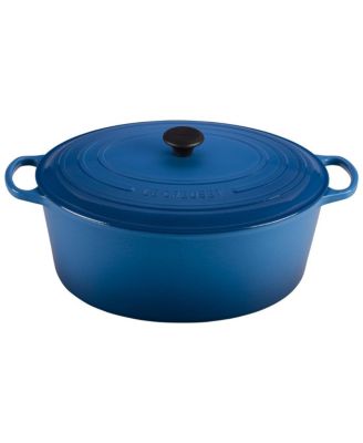 15.5 Quart Enameled Cast Iron Oval Dutch Oven