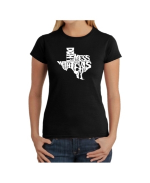 image of Women-s Word Art T-Shirt - Don-T Mess with Texas