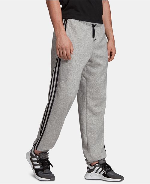 adidas 3-stripe fleece sweatpants