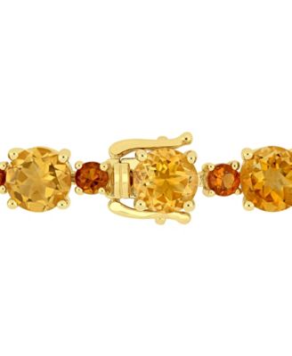 Pink Amethyst (24-5/8 ct.t.w.) Tennis Bracelet in Sterling Silver (Also Available in Citrine)